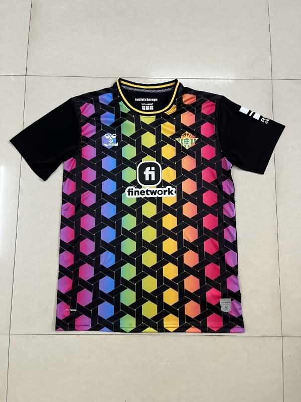 Thailand Quality(AAA) 23/24 Real Betis Goalkeeper Colorful Soccer Jersey