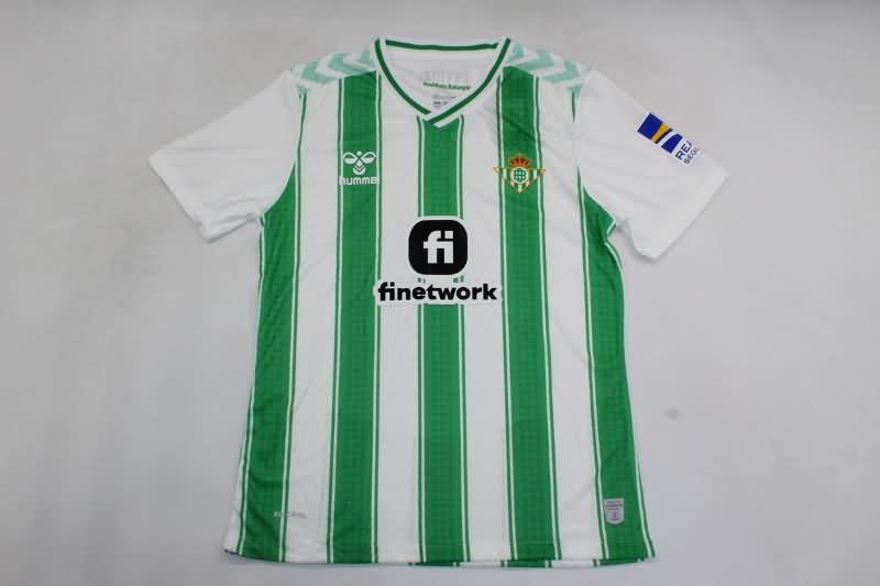Thailand Quality(AAA) 23/24 Real Betis Home Soccer Jersey (Player)