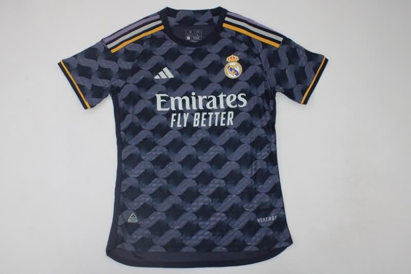 Thailand Quality(AAA) 23/24 Real Madrid Away Soccer Jersey (Player)