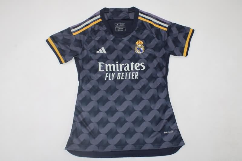 Thailand Quality(AAA) 23/24 Real Madrid Away Wonam Soccer Jersey