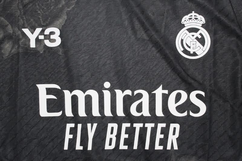 Thailand Quality(AAA) 23/24 Real Madrid Fourth Black Soccer Jersey (Player)