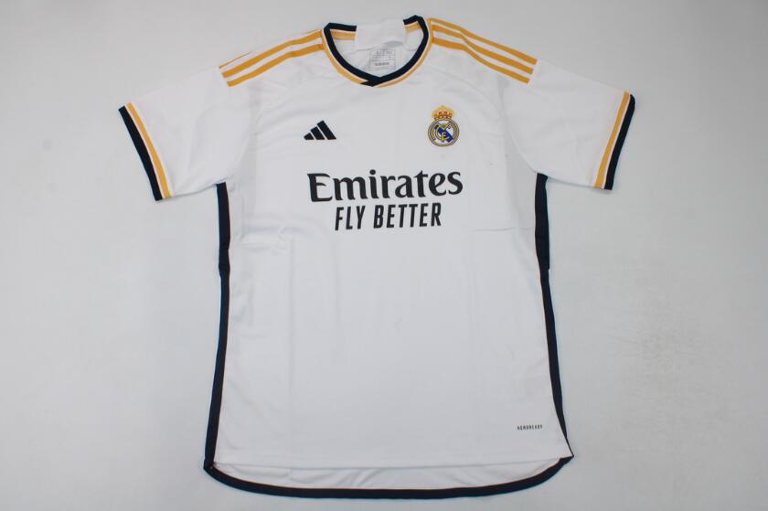 Thailand Quality(AAA) 23/24 Real Madrid Home Soccer Jersey