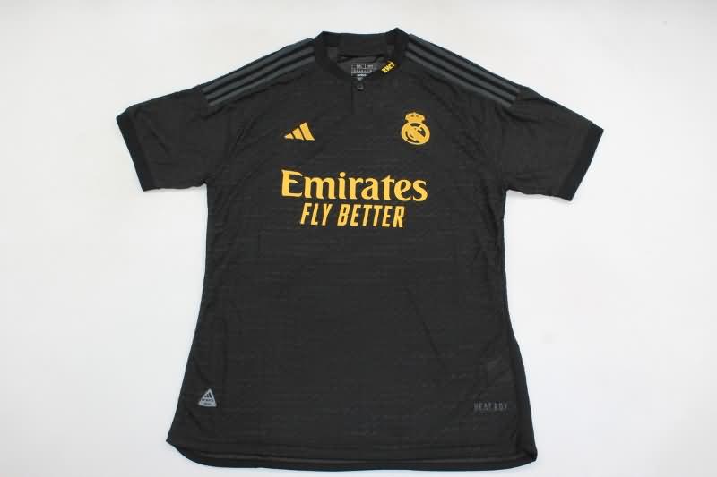 Thailand Quality(AAA) 23/24 Real Madrid Third Soccer Jersey (Player)