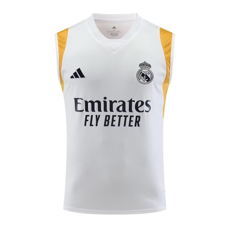 Thailand Quality(AAA) 23/24 Real Madrid Training Vest Soccer Jersey 02