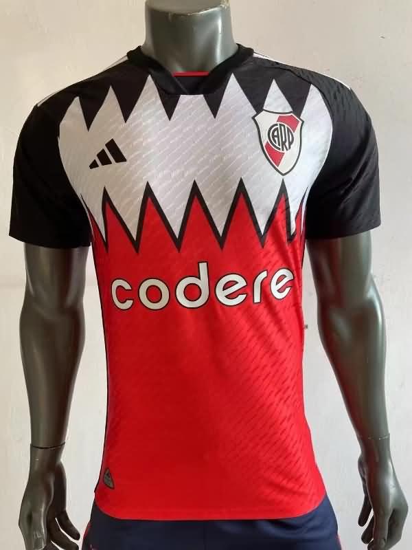 Thailand Quality(AAA) 23/24 River Plate Away Soccer Jersey (Player)
