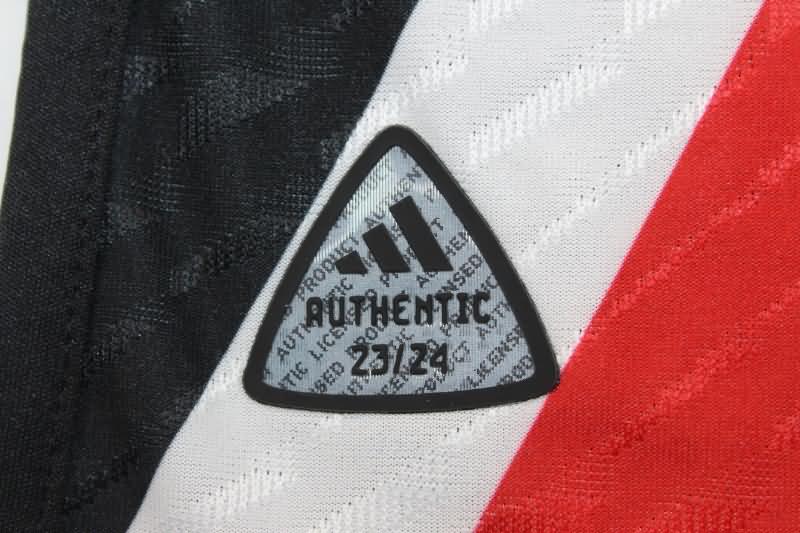 Thailand Quality(AAA) 2023 River Plate Black Soccer Jersey (Player)