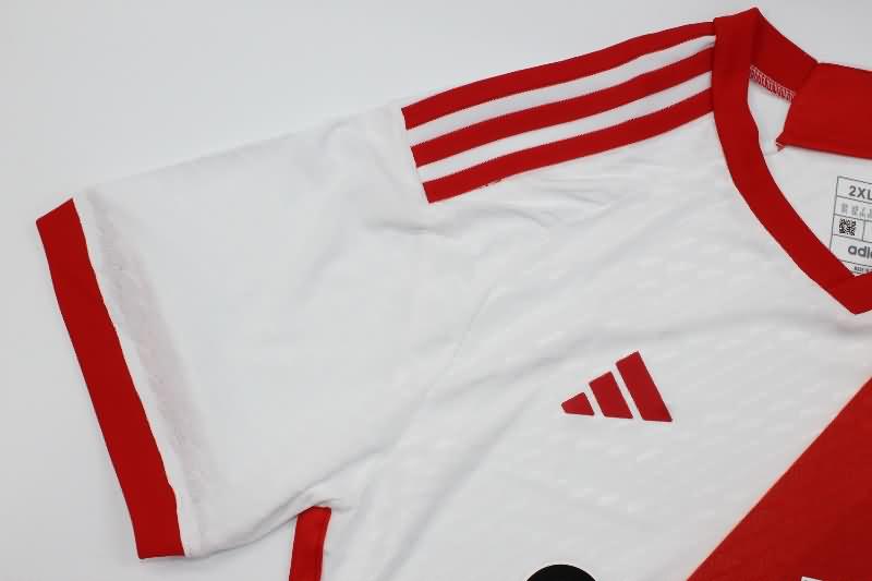 Thailand Quality(AAA) 2023 River Plate Home Soccer Jersey (Player)