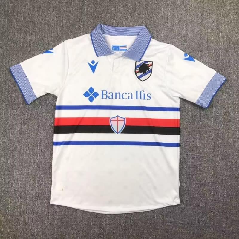 Thailand Quality(AAA) 23/24 Sampdoria Away Soccer Jersey