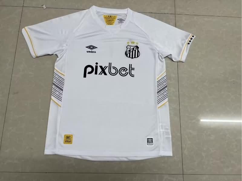 Thailand Quality(AAA) 2023 Santos Home Soccer Jersey