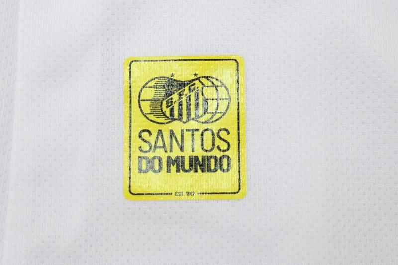 Thailand Quality(AAA) 2023 Santos Home Soccer Jersey With Sponsor