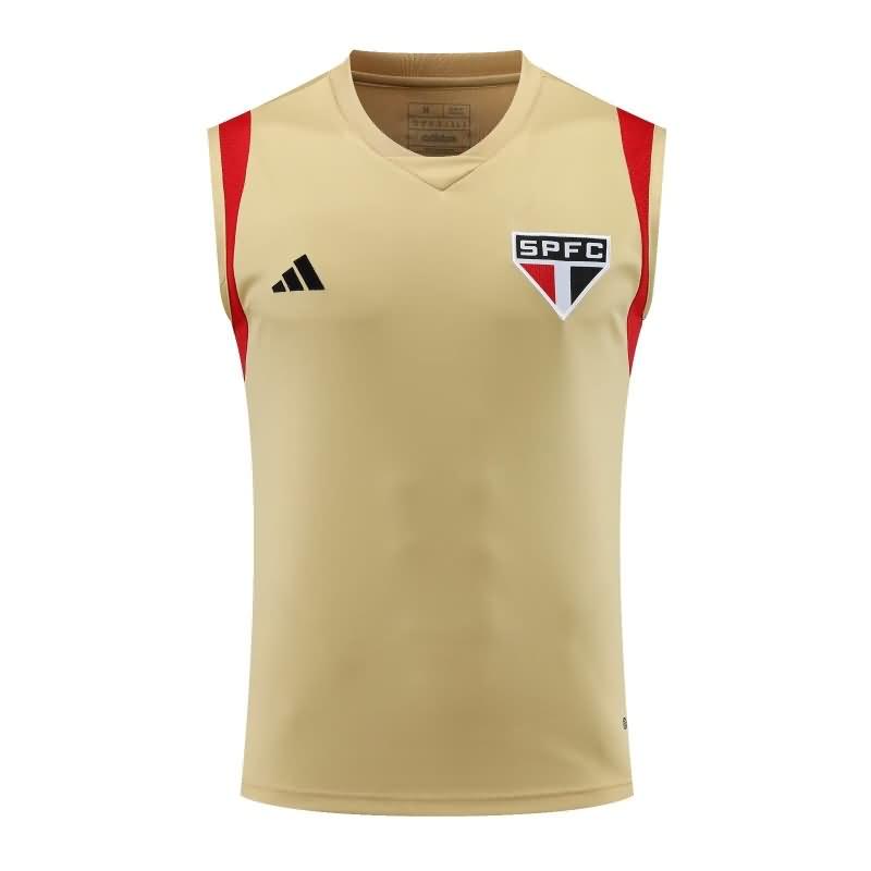 Thailand Quality(AAA) 2023 Sao Paulo Training Vest Soccer Jersey