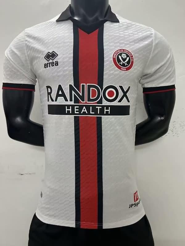 Thailand Quality(AAA) 23/24 Sheffield United Away Soccer Jersey (Player)