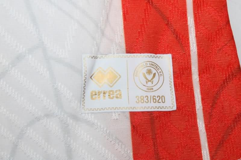 Thailand Quality(AAA) 23/24 Sheffield United Home Soccer Jersey (Player)