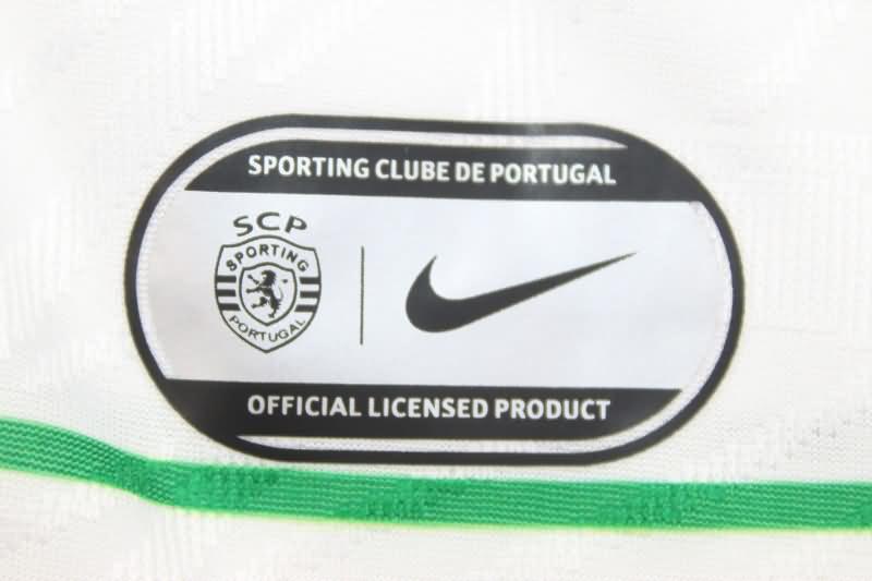 Thailand Quality(AAA) 23/24 Sporting Lisbon Away Soccer Jersey (Player)
