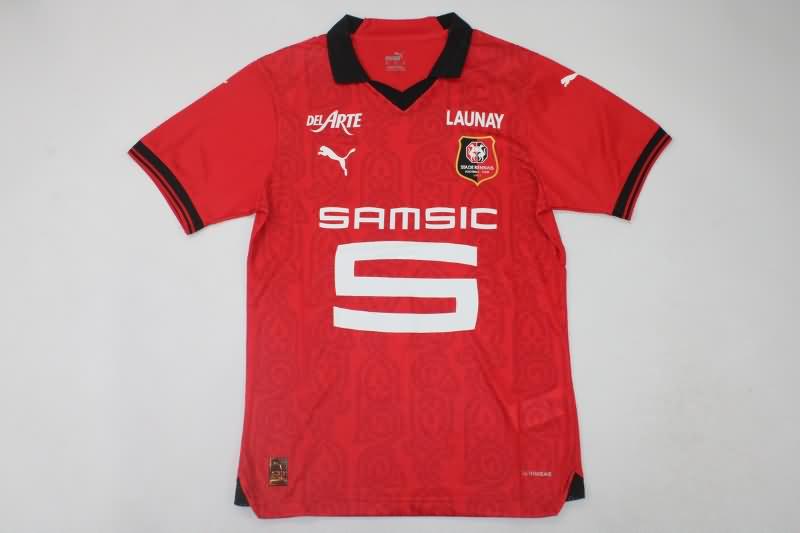 Thailand Quality(AAA) 23/24 Stade Rennais Home Soccer Jersey