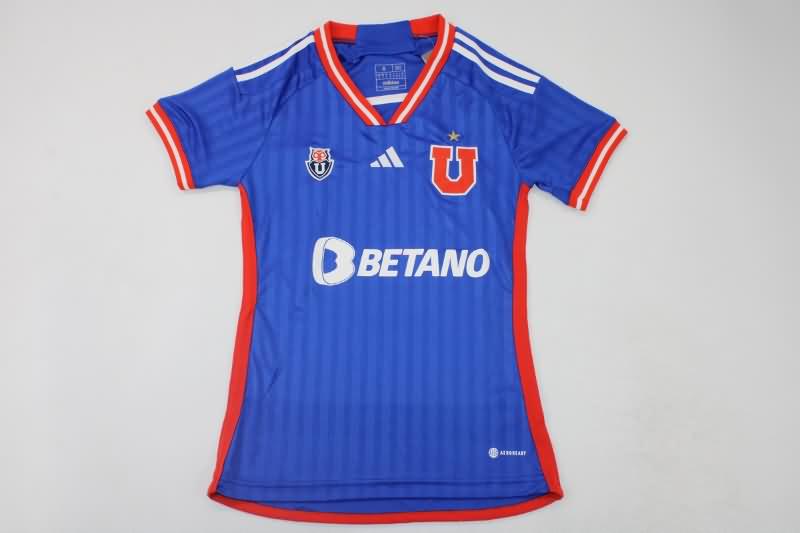 Thailand Quality(AAA) 2023 Universidad Chile Home Women Soccer Jersey