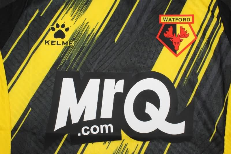 Thailand Quality(AAA) 23/24 Watford Home Soccer Jersey (Player)