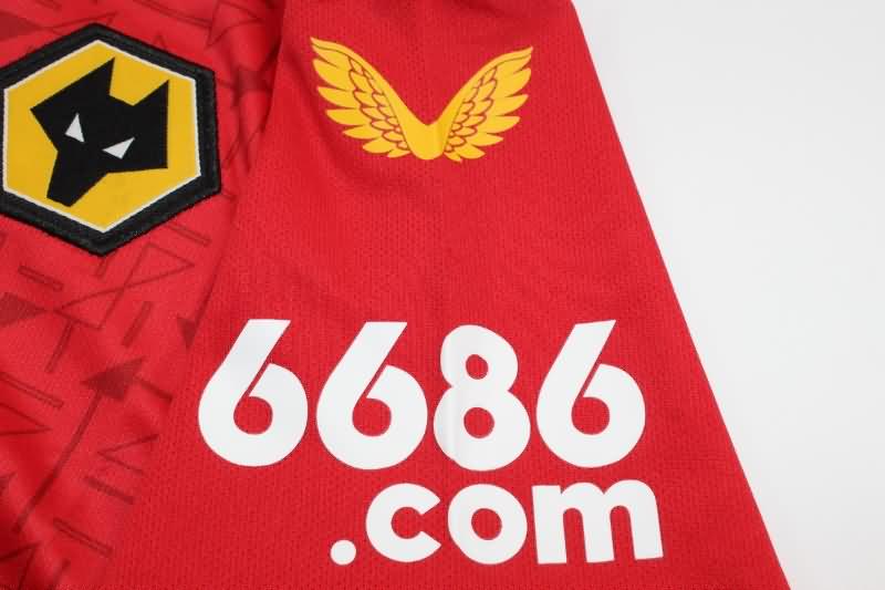 Thailand Quality(AAA) 23/24 Wolves Away Soccer Jersey