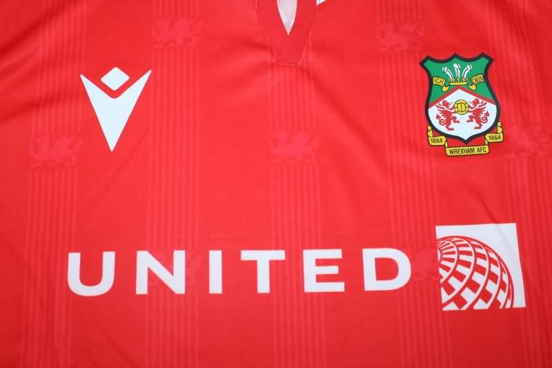 Thailand Quality(AAA) 23/24 Wrexham Home Soccer Jersey