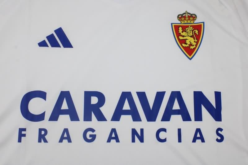 Thailand Quality(AAA) 23/24 Zaragoza Home Soccer Jersey