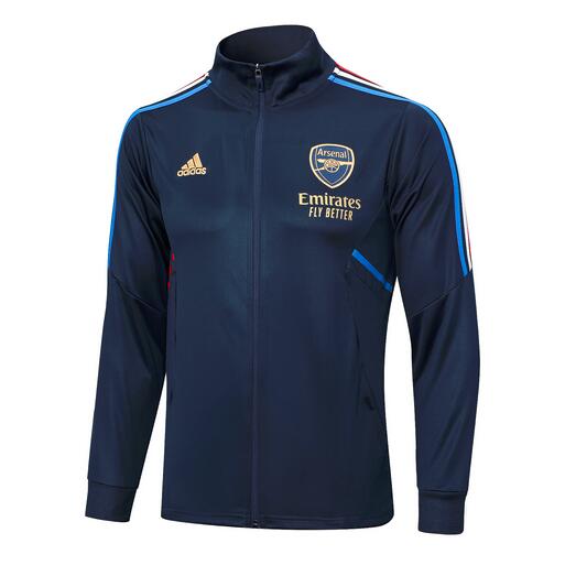 Thailand Quality(AAA) 23/24 Arsenal Dark Blue Soccer Jacket
