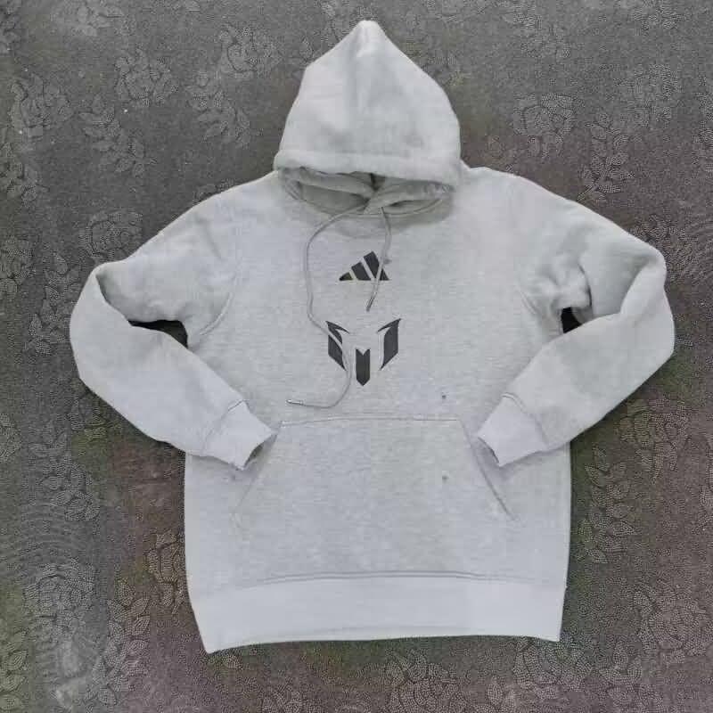 Thailand Quality(AAA) 2023 Inter Miami Grey Soccer Hoodies