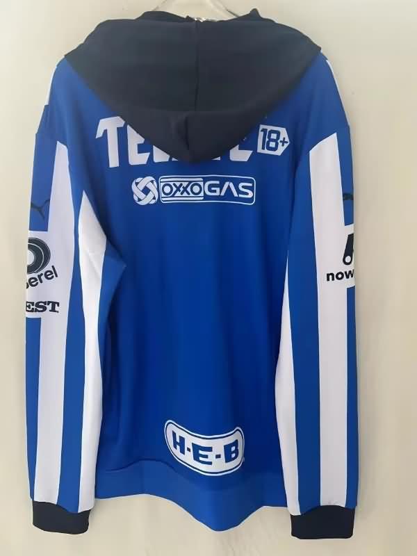 Thailand Quality(AAA) 2023 Monterrey Blue Soccer Hoodie