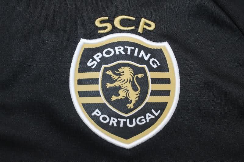Thailand Quality(AAA) 23/24 Sporting Lisbon Black Soccer Jacket
