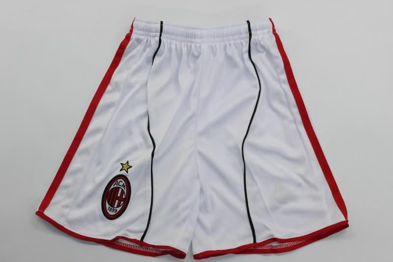 2006/07 AC Milan Away UCL Final Kids Soccer Jersey And Shorts