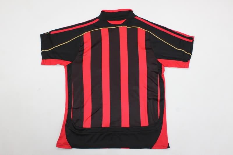 2006/07 AC Milan Home Kids Soccer Jersey And Shorts