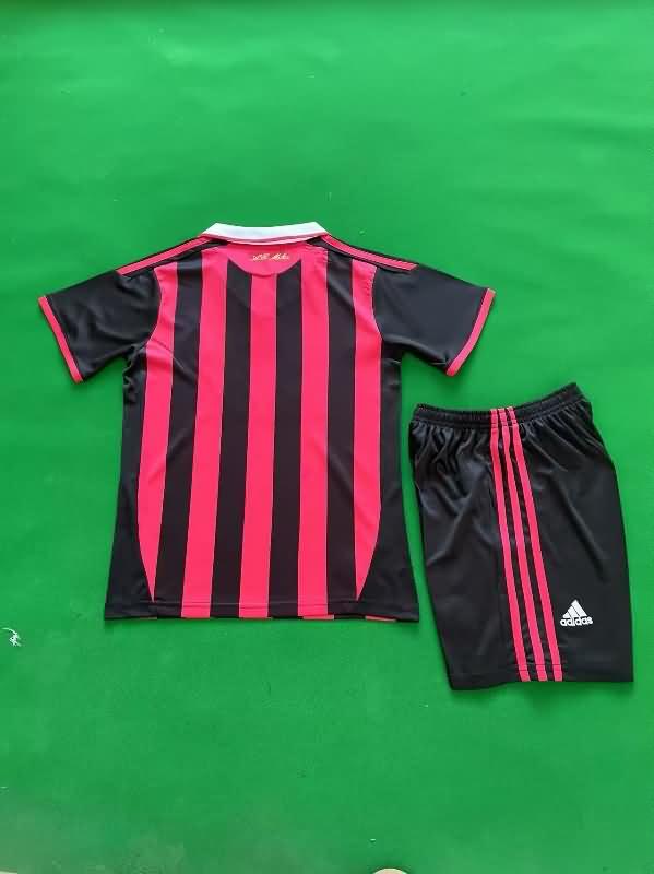 2009/10 AC Milan Home Kids Soccer Jersey And Shorts