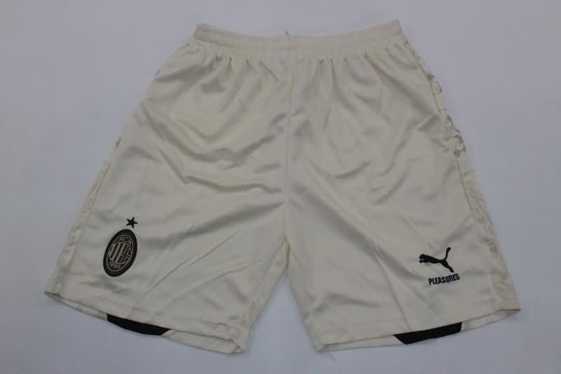 23/24 AC Milan Fourth White Kids Soccer Jersey And Shorts