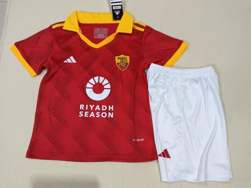 23/24 AS Roma Fourth Kids Soccer Jersey And Shorts