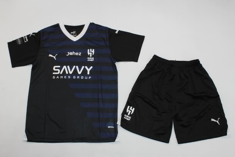 23/24 Al Hilal Third Kids Soccer Jersey And Shorts