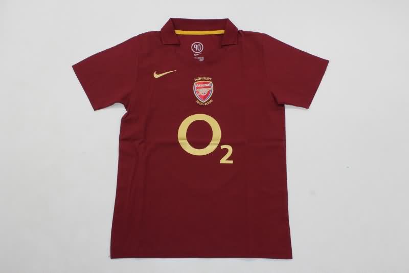 2005/06 Arsenal Home Kids Soccer Jersey And Shorts