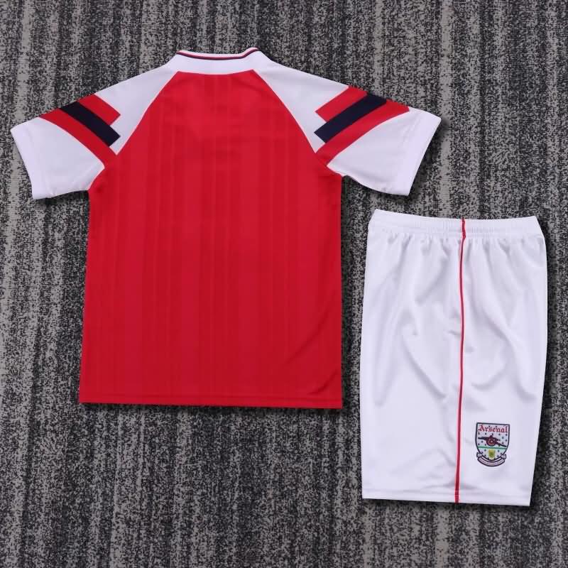 1992/94 Arsenal Home Kids Soccer Jersey And Shorts