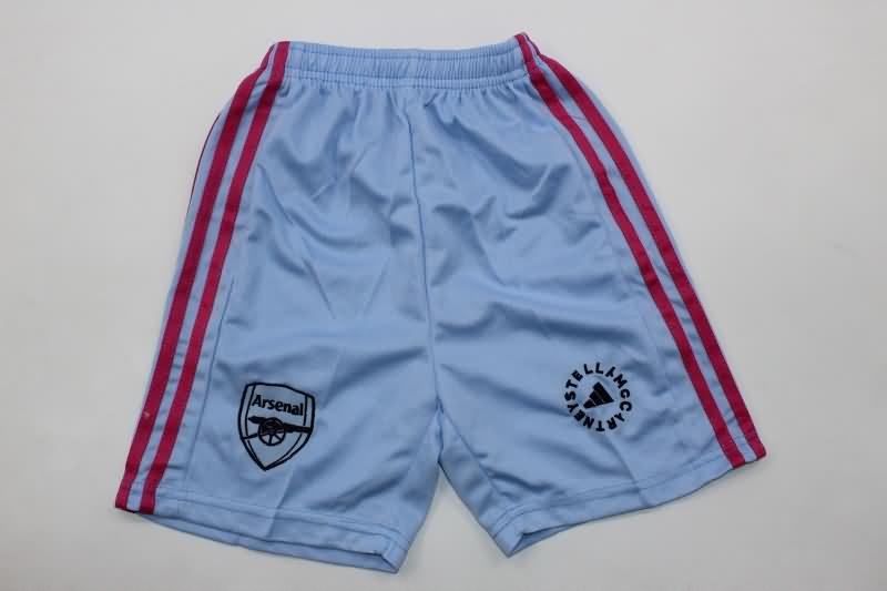 23/24 Arsenal Away Female Kids Soccer Jersey And Shorts