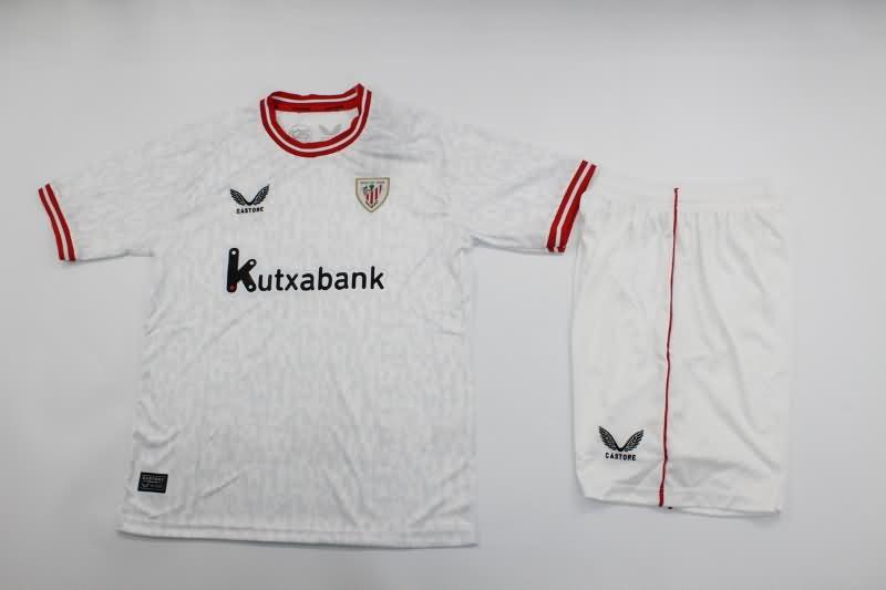 23/24 Athletic Bilbao Third Kids Soccer Jersey And Shorts