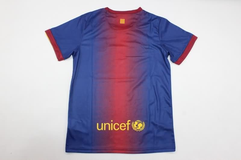 2012/13 Barcelona Home Kids Soccer Jersey And Shorts