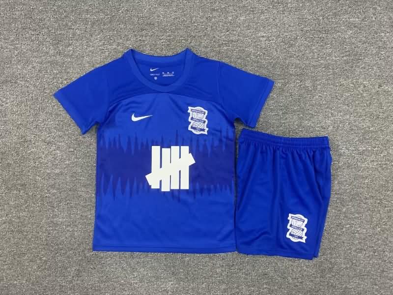 23/24 Birmingham City Home Kids Soccer Jersey And Shorts