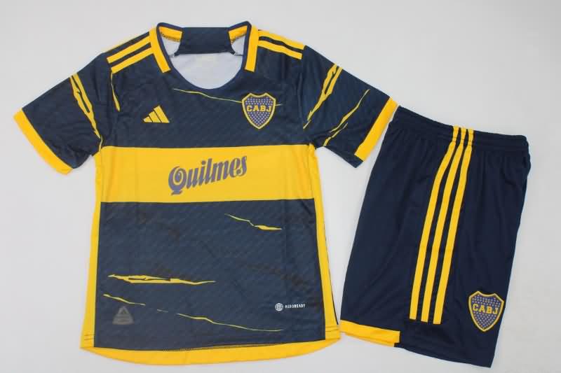 2023 Boca Juniors Special Kids Soccer Jersey And Shorts