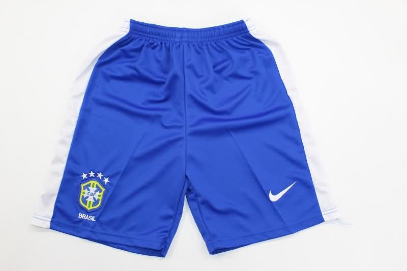 1998 Brazil Home Kids Soccer Jersey And Shorts