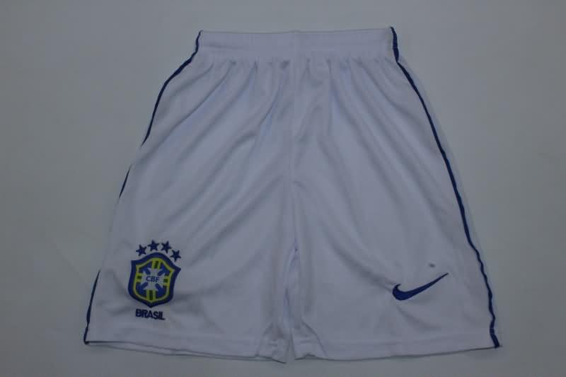 2002 Brazil Away Kids Soccer Jersey And Shorts