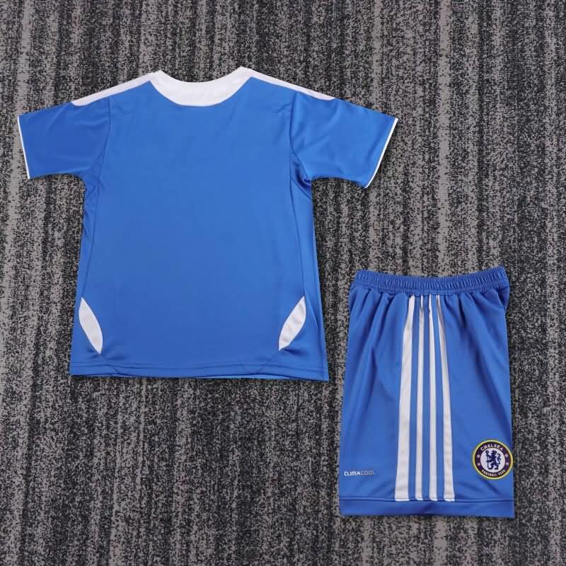 2011/12 Chelsea Home Final Kids Soccer Jersey And Shorts