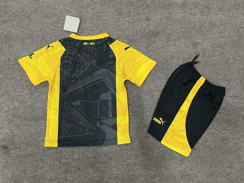 23/24 Dortmund Special Kids Soccer Jersey And Shorts