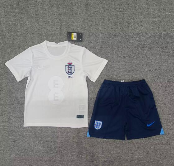 150th England Anniversary Kids Soccer Jersey And Shorts