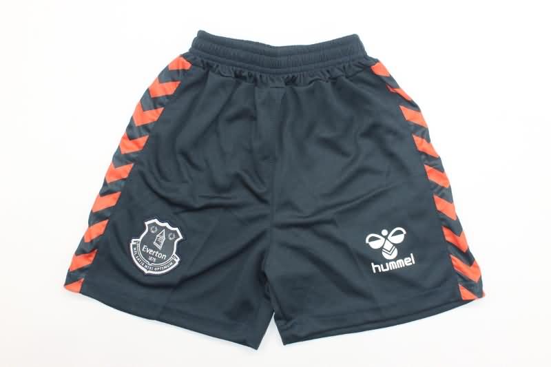 23/24 Everton Away Kids Soccer Jersey And Shorts