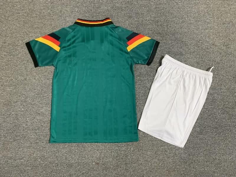 1992 Germany Away Kids Soccer Jersey And Shorts