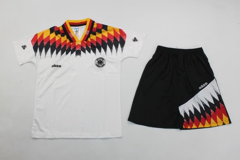 1994 Germany Home Kids Soccer Jersey And Shorts