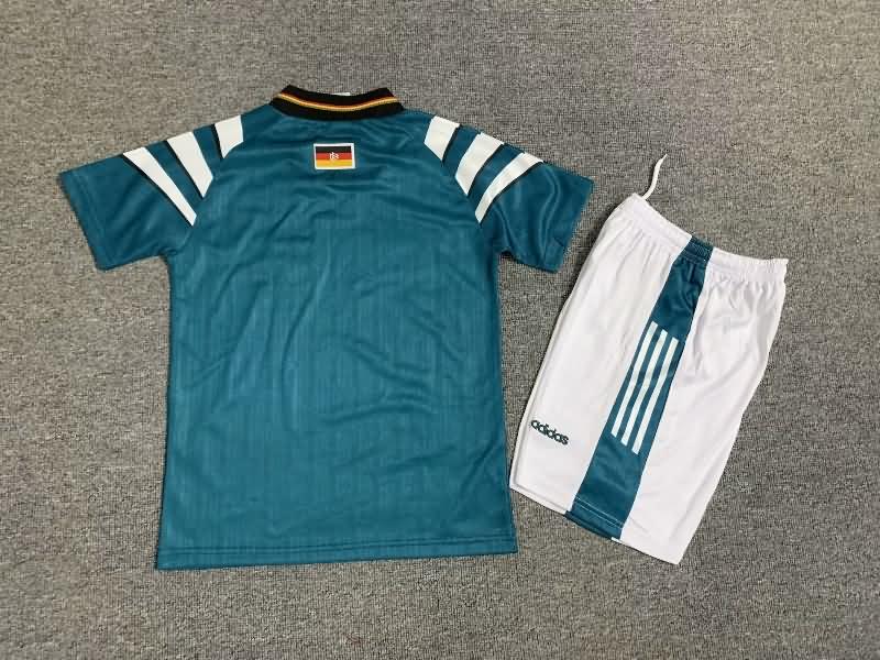 1996 Germany Away Kids Soccer Jersey And Shorts